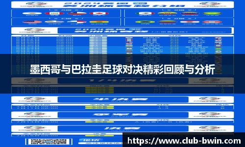 墨西哥与巴拉圭足球对决精彩回顾与分析